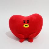 BTS BT21 Red love plush toy doll 