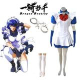 Battle Vixens Shimei Ryomou Maid Uniform Anime Cos