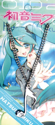 Miku.Hatsune anime necklace