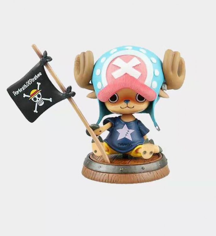 One Piece Chopper blue Boxed Figure Decoration Model 