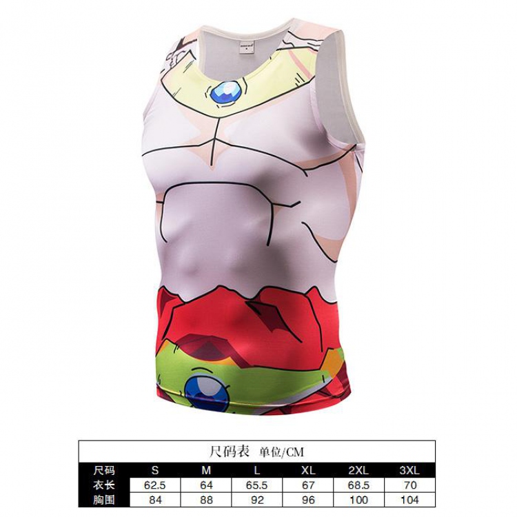 Dragon Ball Cartoon Print Muscle Vest Men's Sports T-Shirt 6 sizes from S to 3XL BX014