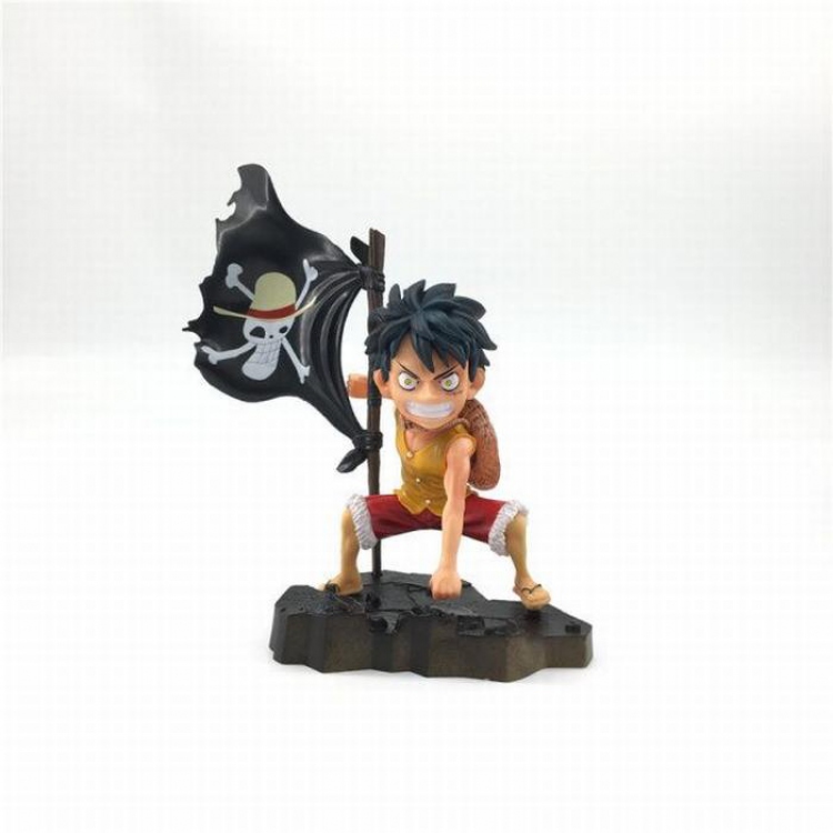 One Piece Luffy yellow Boxed Figure Decoration Model