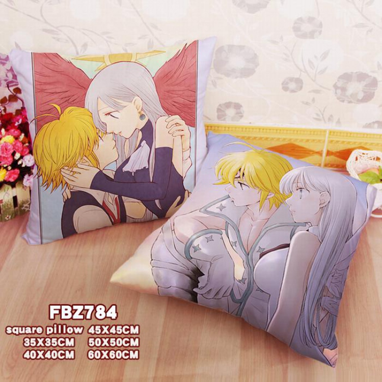 The Seven Deadly Sin Double-sided full color pillow cushion