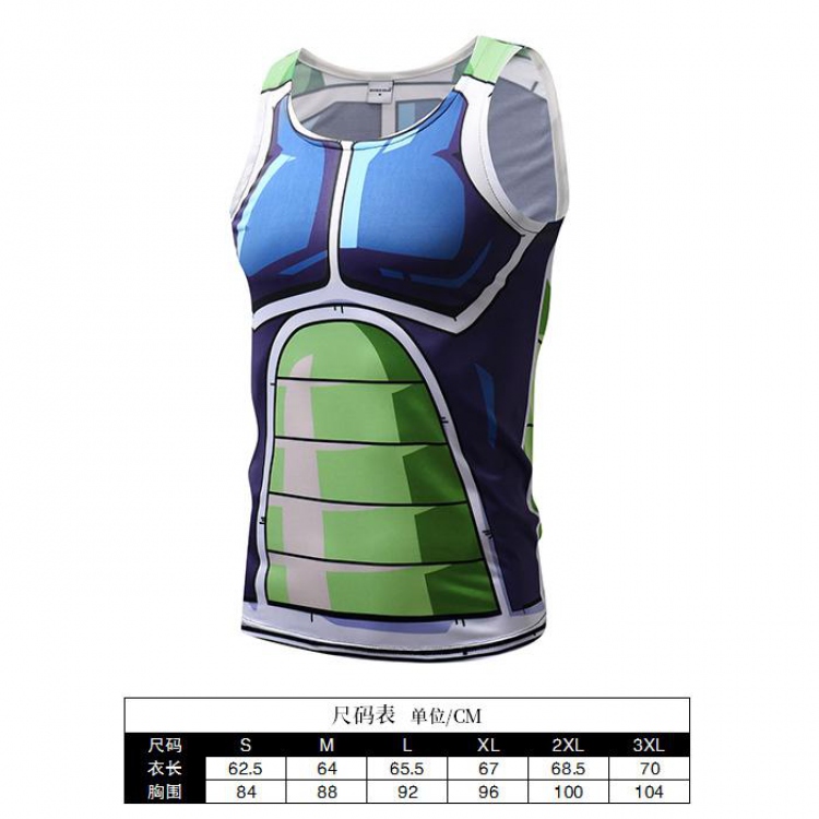 Dragon Ball Cartoon Print Muscle Vest Men's Sports T-Shirt 6 sizes from S to 3XL AF866