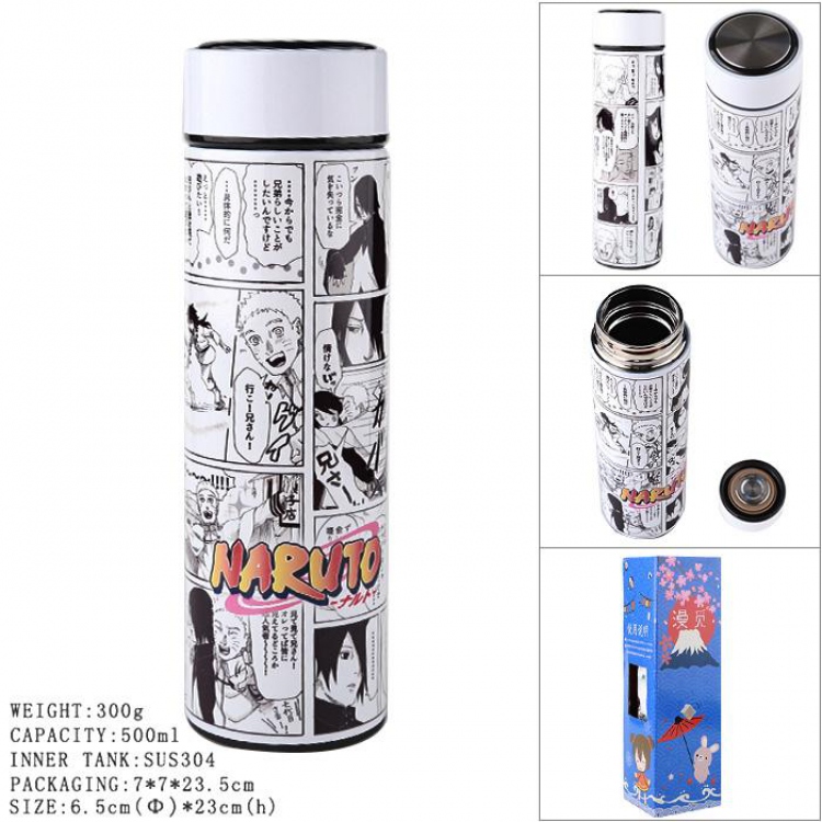 Naruto Full Color vacuum Double layer 304 stainless steel Thermos Cup
