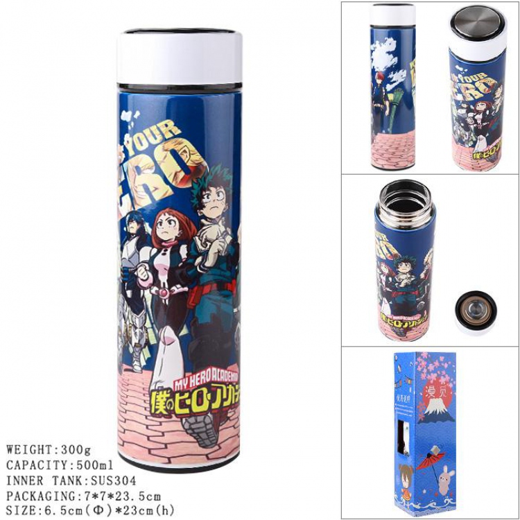 My Hero Academia Full Color vacuum Double layer 304 stainless steel Thermos Cup