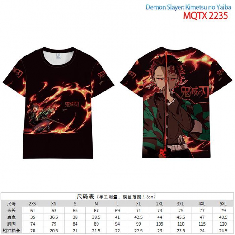 Demon Slayer Kimets Full color short sleeve t-shirt