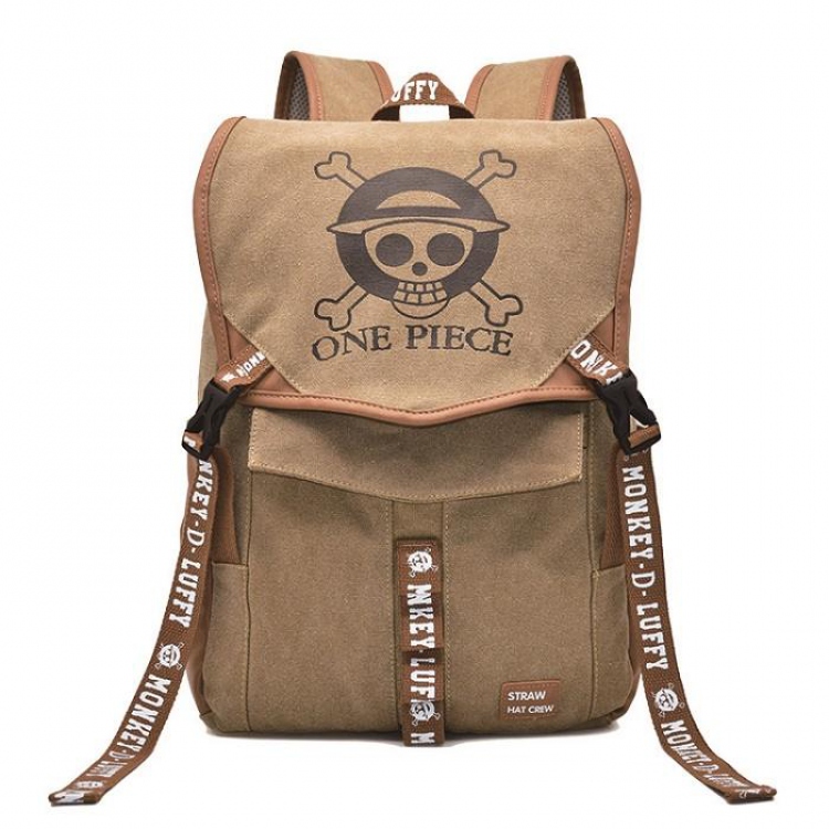 One Piece Anime PU Canvas Backpack 43X32X13CM 0.81KG