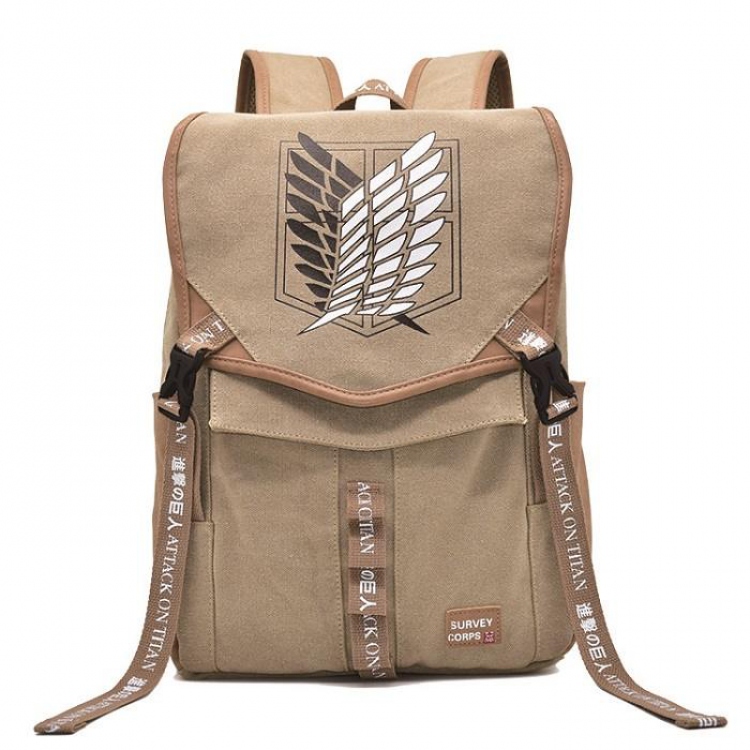 Attack on Titan Anime PU Canvas Backpack 43X32X13CM 0.81KG