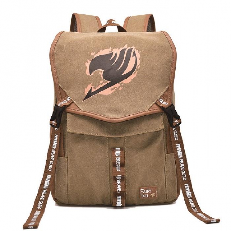 Fairy Tail Anime PU Canvas Backpack 43X32X13CM 0.81KG