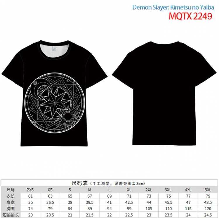 Demon Slayer Kimets Full color short sleeve t-shirt 10 sizes from 2XS to 5XL MQTX-2249