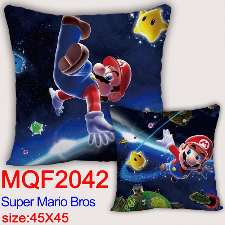 Mario Double-sided full color pillow dragon ball 45X45CM MQF 2042