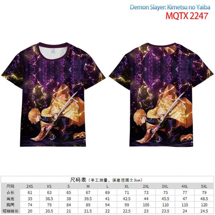 Demon Slayer Kimets Full color short sleeve t-shirt 10 sizes from 2XS to 5XL MQTX-2247