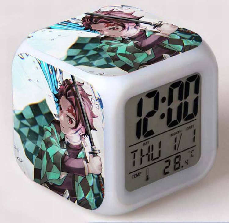 Demon Slayer Kimets-5 Colorful Mood Discoloration Boxed Alarm clock
