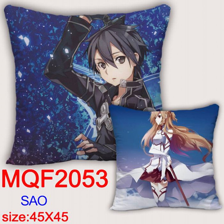 Sword Art Online Double-sided full color pillow dragon ball 45X45CM MQF 2053