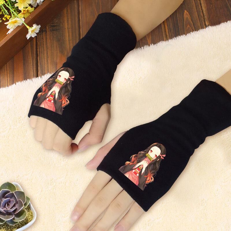 demon slayer anime glove