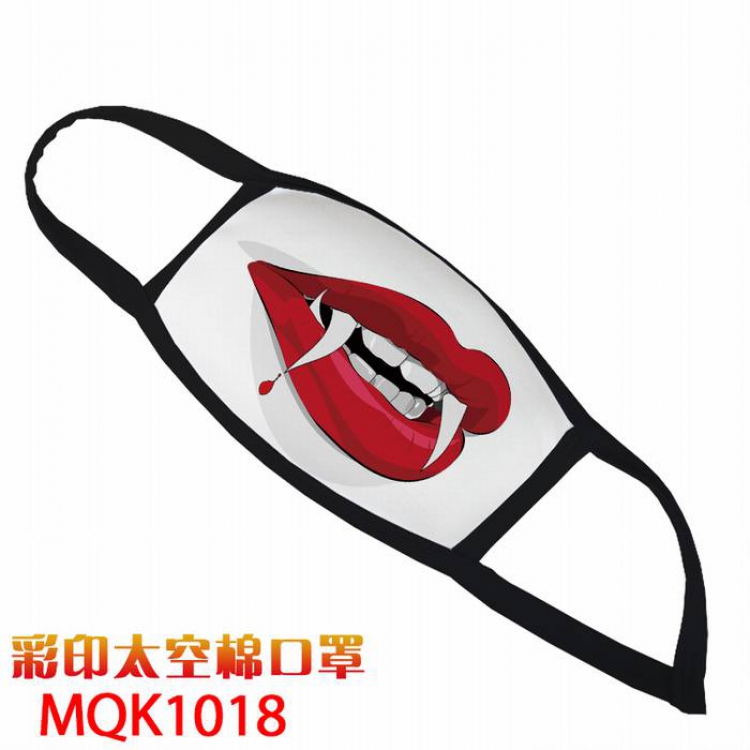 Halloween spoof Color printing Space cotton Mask price for 5 pcs MQK 1018