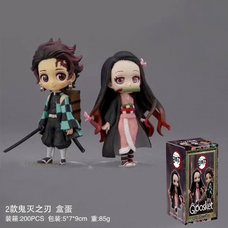 Demon Slayer Kimets Kamado Tanjirou And Kamado Nezuko Boxed Figure Decoration Model 85G 5X7X9CM