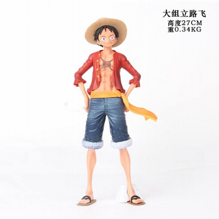 One Piece Luffy Bagged Figure Decoration Model 27CM 0.3KG