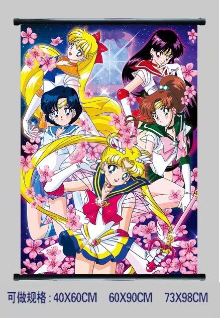 sailormoon anime wallscroll 60*90cm