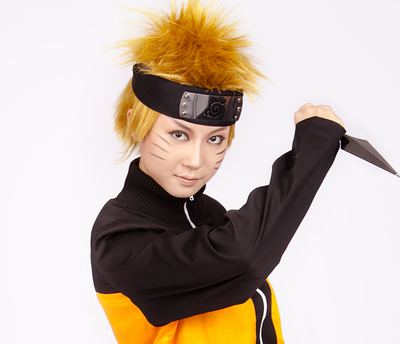 Naruto Uzumaki Naruto Golden Short 30 cm Anime Cosplay wig
