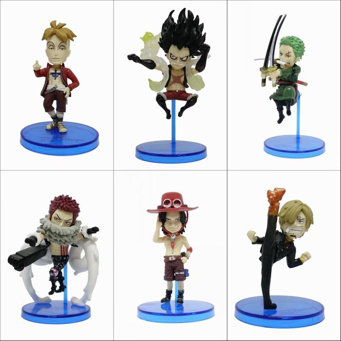 One Piece WCF Series a set of six Boxed Figure Decoration Model 0.18KG