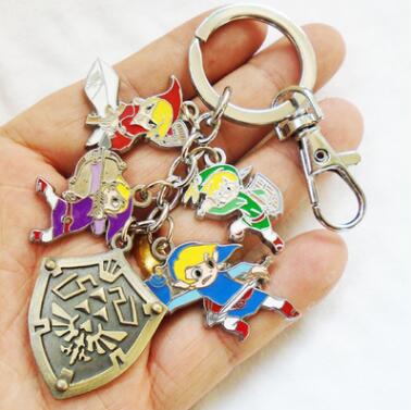 the legend of zelda anime keychain