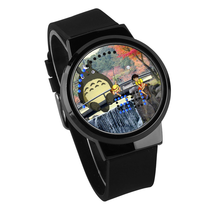 totoro anime led watch