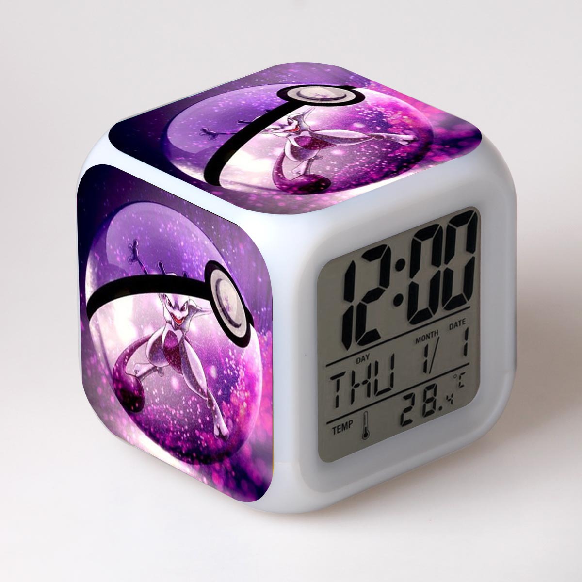 pokemon anime led clock