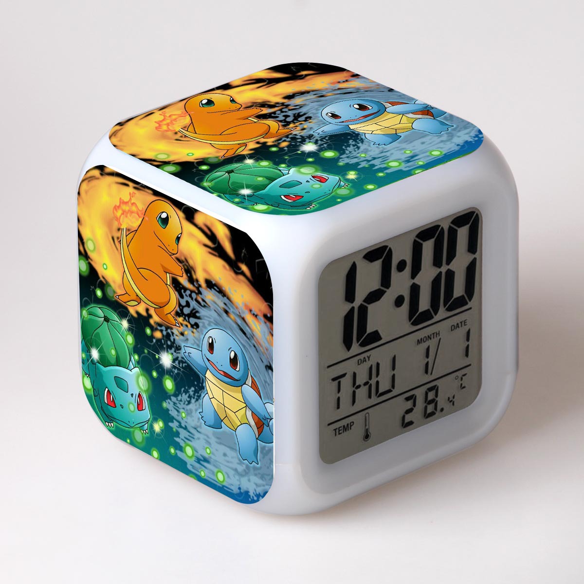 pokemon anime led clock