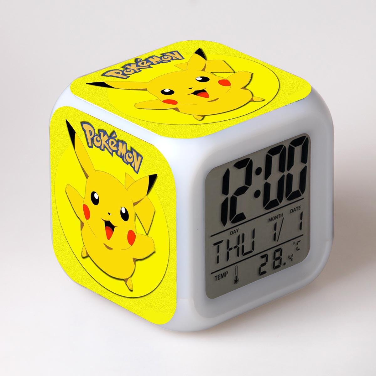 pokemon anime led clock