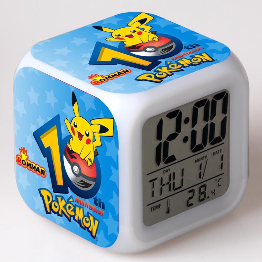 pokemon anime led clock