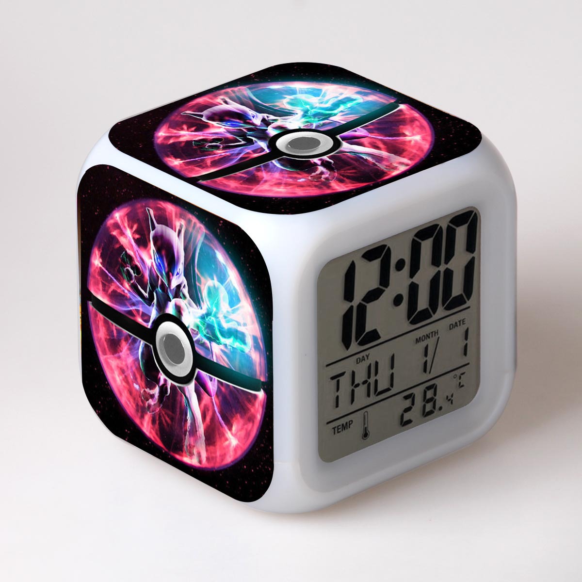 pokemon anime led clock