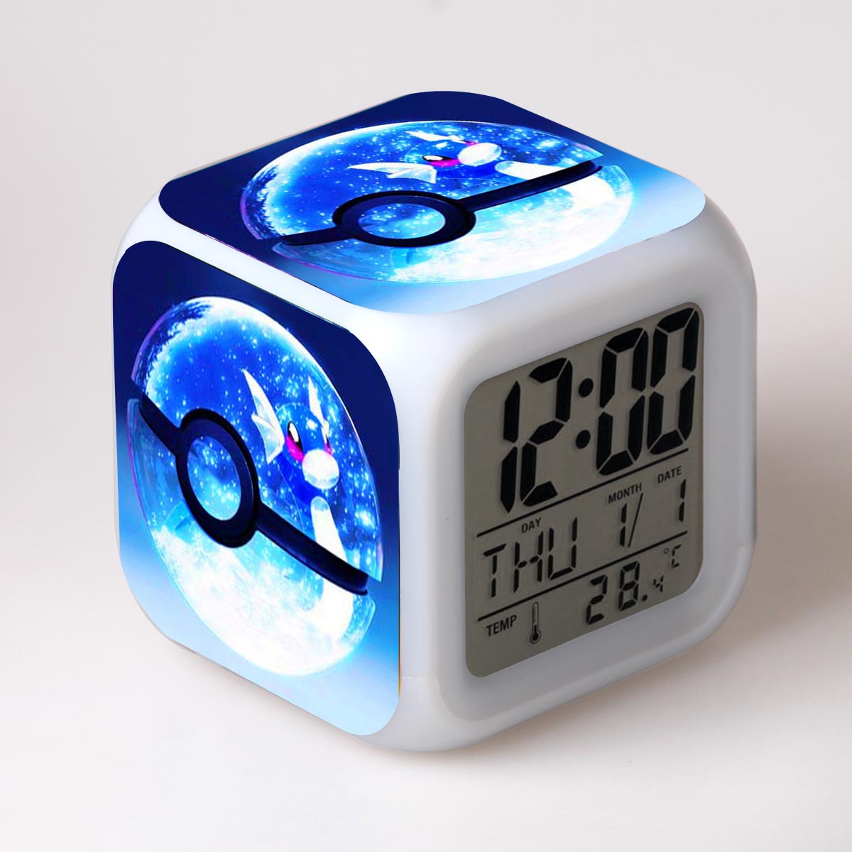 pokemon anime led clock