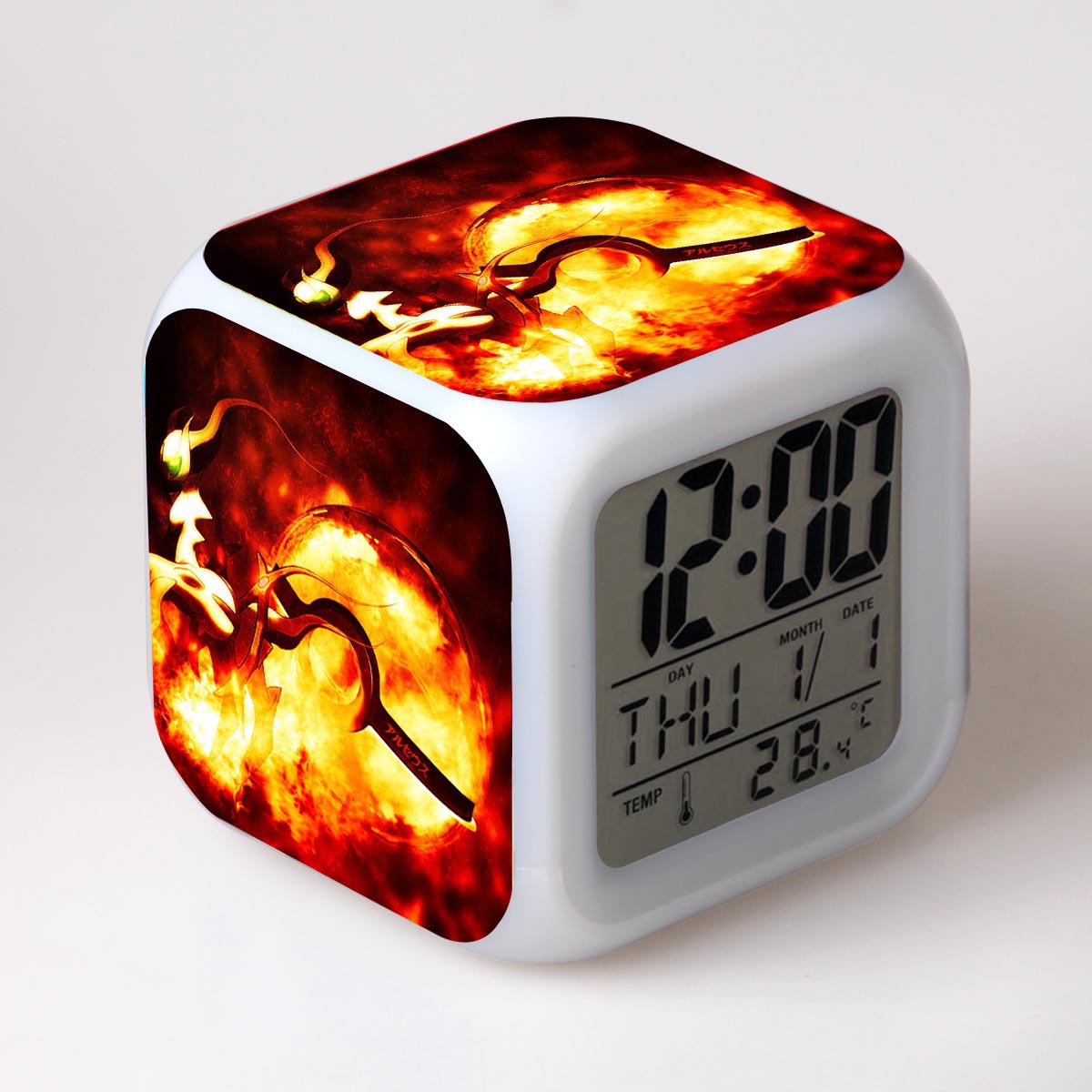 pokemon anime led clock