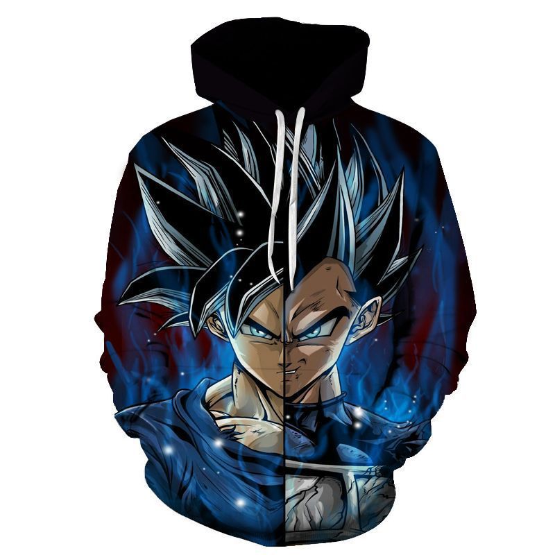 dragon ball anime 3d hoodie 2xs to 4xl