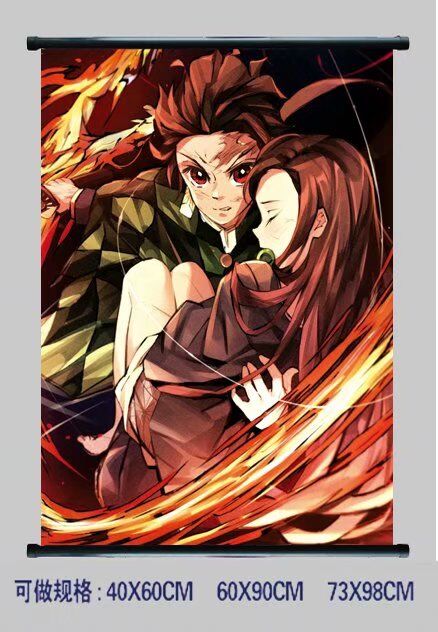 demon slayer anime wallscroll 40*60