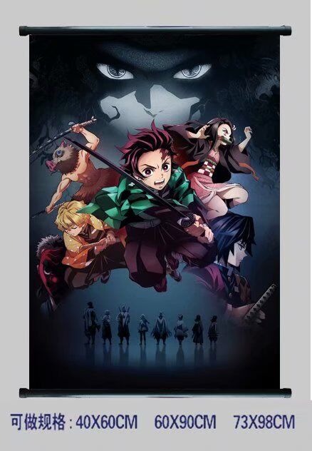 demon slayer anime wallscroll 40*60