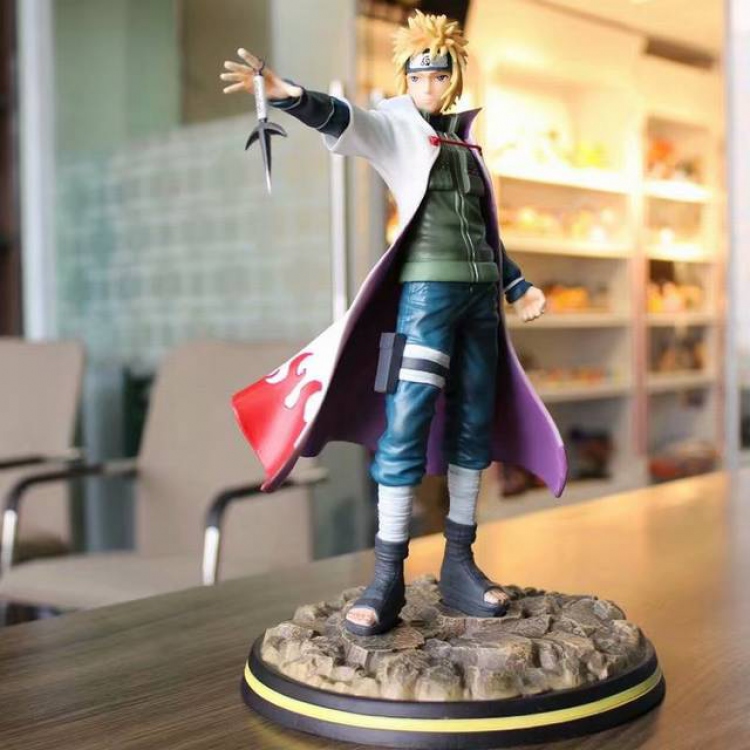 Naruto Namikaze Minato Boxed Figure Decoration Model 30CM 1KG 25X21X35CM