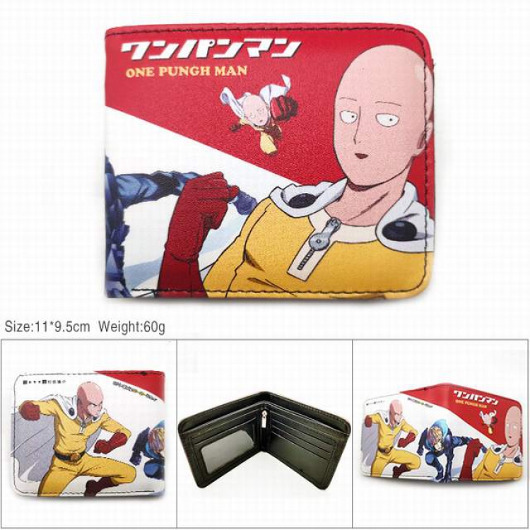 One Punch Man Short color picture two fold wallet 11X9.5CM 60G-HK-518
