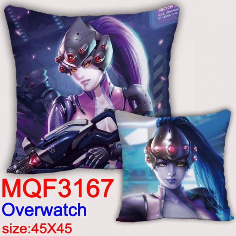 Overwatch Double-sided full color pillow dragon ball 45X45CM MQF 3167