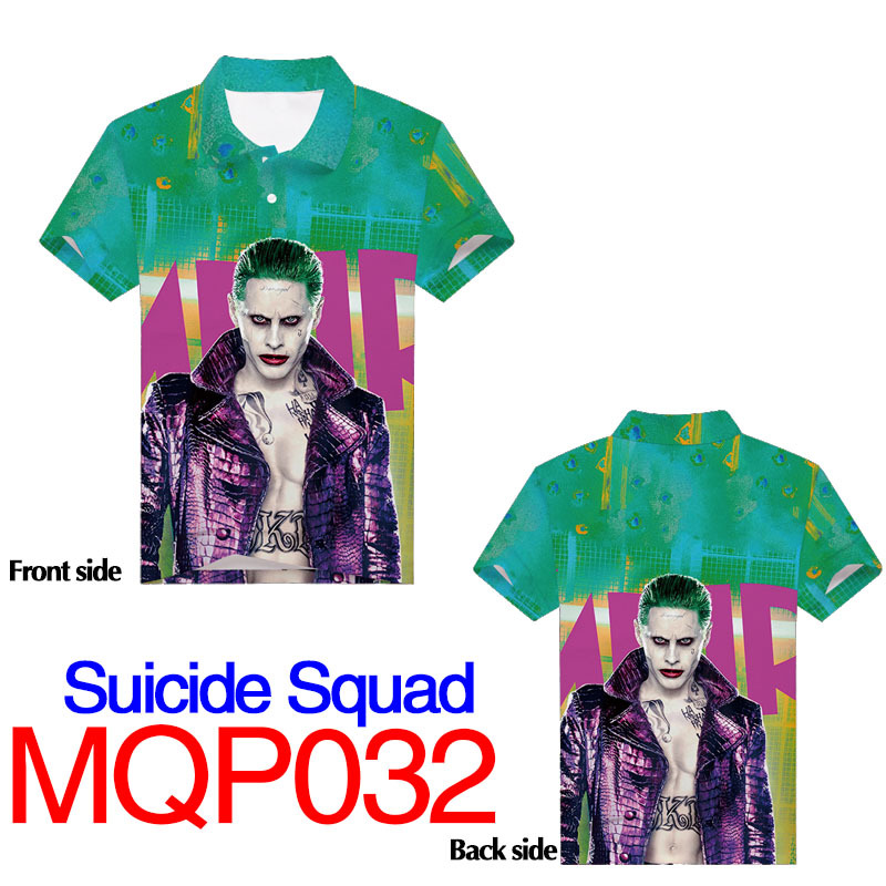 suicide squad anime 3d printed tshirt M to 3xl