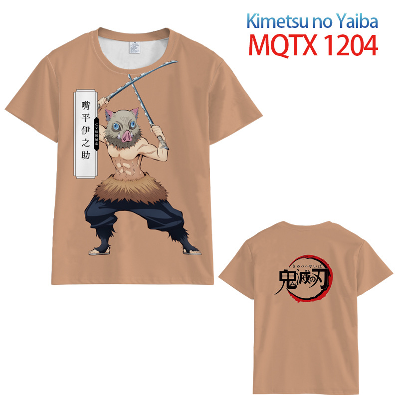 demon slayer anime 3d printed tshirt 2xs to 5xl