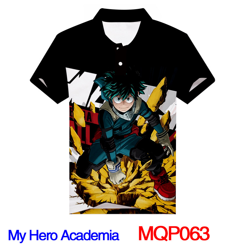 my hero academia anime 3d printed tshirt M to 3xl