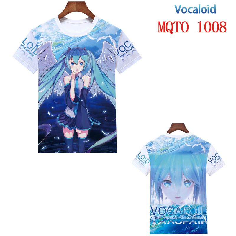 vocaloid miku anime 3d printed tshirt 2xs to 5xl