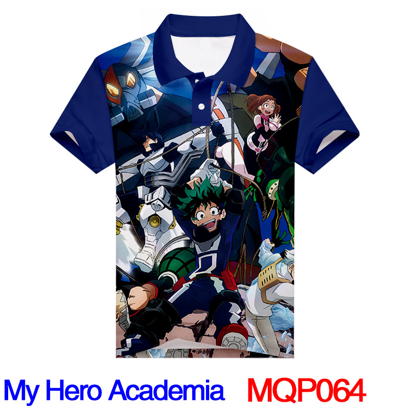 my hero academia anime 3d printed tshirt M to 3xl