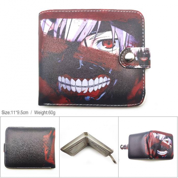 Tokyo Ghoul Full color short Snap button Wallet Purse MK-055