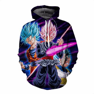 dragon ball 3d printed hoodie 2xs to 4xl