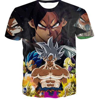 dragon ball anime 3d printed tshirt 2xs to 4xl