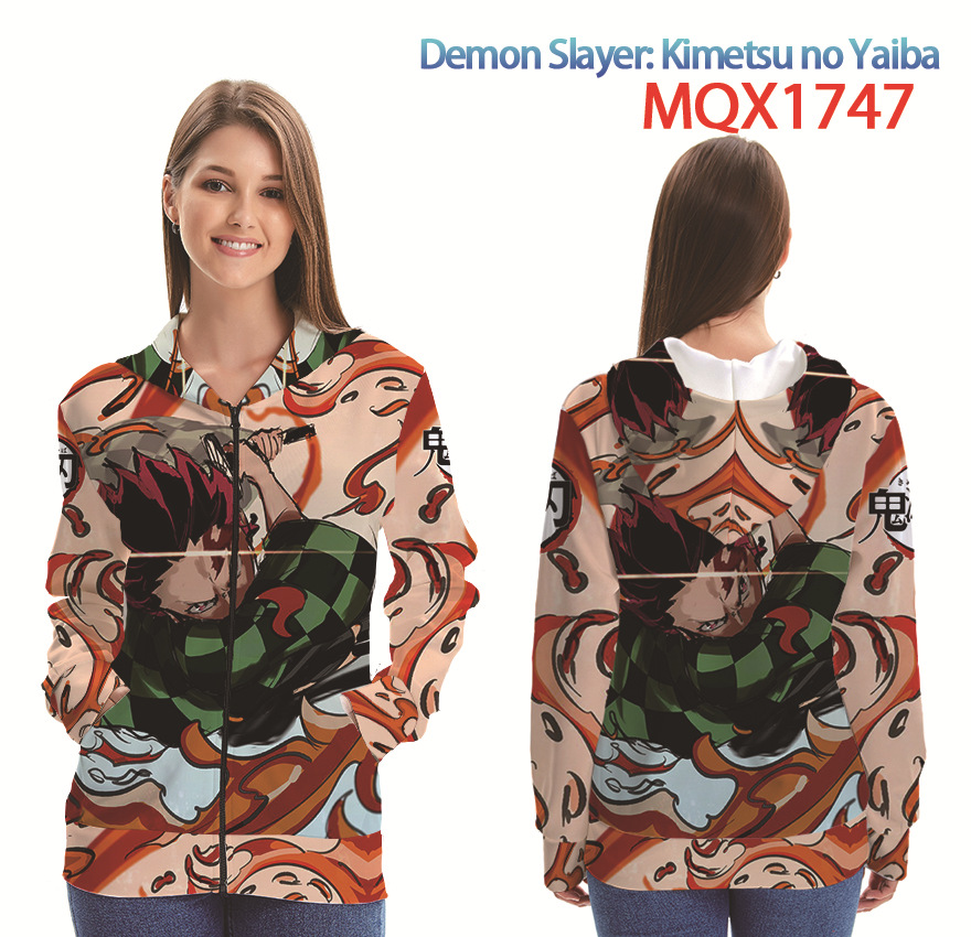 demon slayer anime 3d printed hoodie 2xs to 4xl